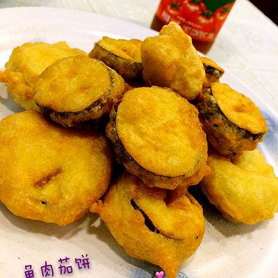 鱼肉茄饼