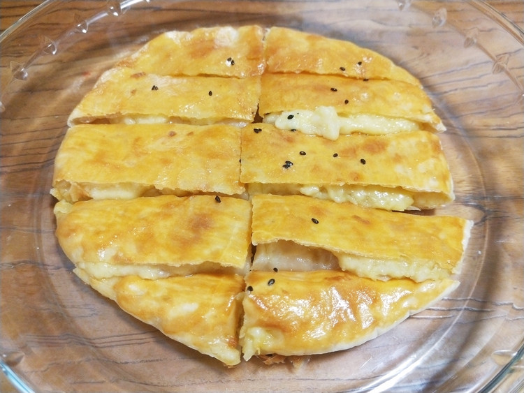 芝士榴莲烧饼的做法