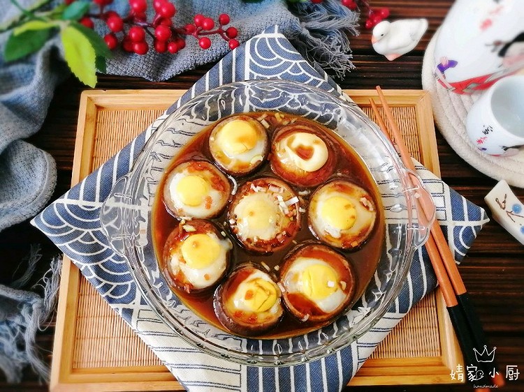 香菇蒸鹌鹑蛋的做法