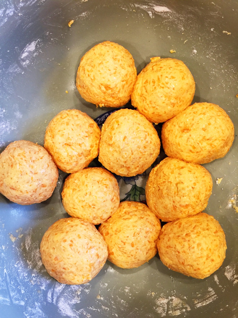 榨汁机版南瓜饼的做法图解4