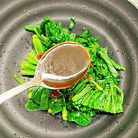 #做川菜，用豪吉#辣拌果仁菠菜的做法图解7