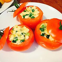 西红柿鸡蛋盅