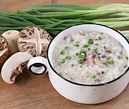 食美粥-蔬菜粥系列|“山珍蘑菇粥”香菇蘑菇粥宝宝辅食类 砂锅的做法