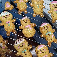 #安佳食力召集，力挺新一年#圣诞燕麦姜饼小人的做法图解8