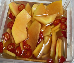 酸辣木瓜的做法