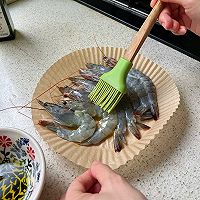 万物皆可空气炸之烤大白虾的做法图解6