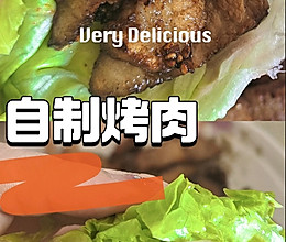 自制烤肉这么香！赛过烤肉店了！的做法