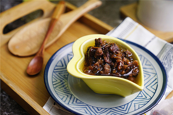 香菇豆角牛肉酱