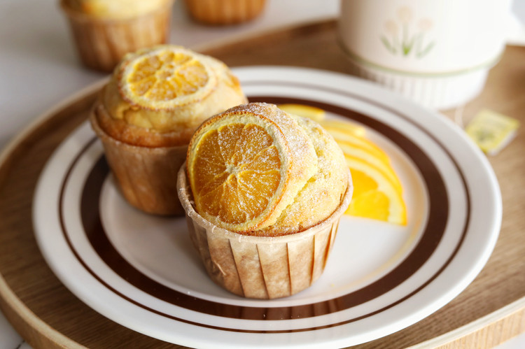 英式下午茶香橙muffin玛芬蛋糕的做法