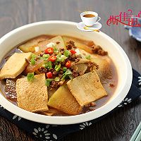 肉末千叶豆腐烧冬瓜的做法图解10