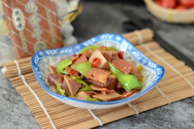 培根尖椒鸡蛋干