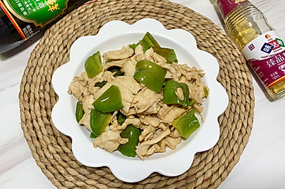 青椒炒鸡肉片