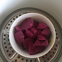 #馅儿料美食，哪种最好吃#紫薯绿豆糕的做法图解3