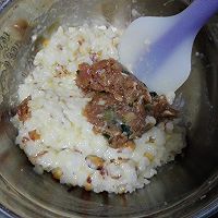 花生肉沫米饭饼的做法图解3