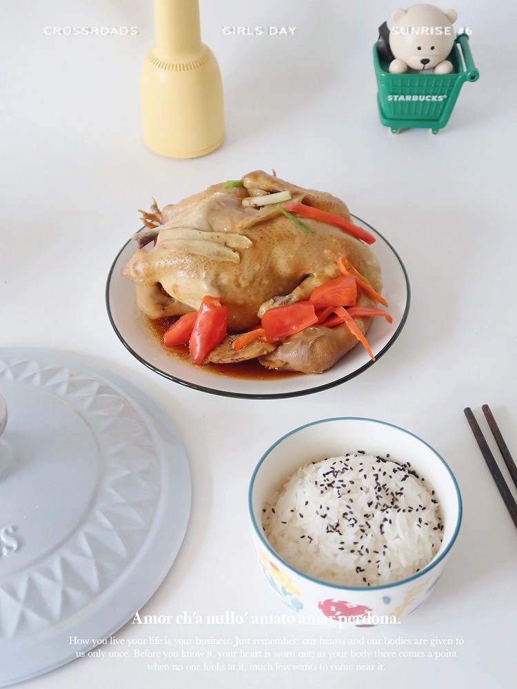 珐琅锅食谱｜无水无油焖鸡，超好吃的做法