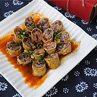 春节宴客菜——美味金钱卷#金龙鱼外婆乡小榨菜籽油#的做法图解8