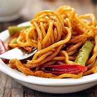 鸡丝焖面的做法图解1