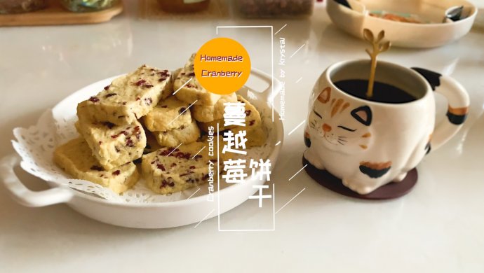 烘焙小白也零失败的蔓越莓饼干