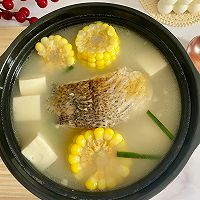 #春天的鲜味#豆腐玉米鲈鱼汤的做法图解9