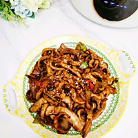 空气炸锅菜谱第九弹☞铁板炒鱿鱼（附秘制酱料做法）的做法图解6
