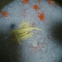 莲藕萝卜瘦肉粥的做法图解4