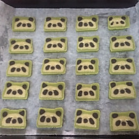 萌萌哒熊猫饼干的做法图解18