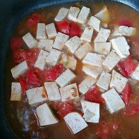 有颜又好吃的西红柿炖豆腐的做法图解4