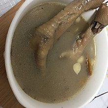 眉豆南北杏鸡脚汤