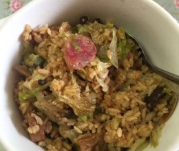腊味煲仔饭(电饭煲版)的做法