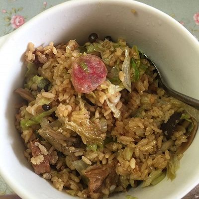 腊味煲仔饭(电饭煲版)