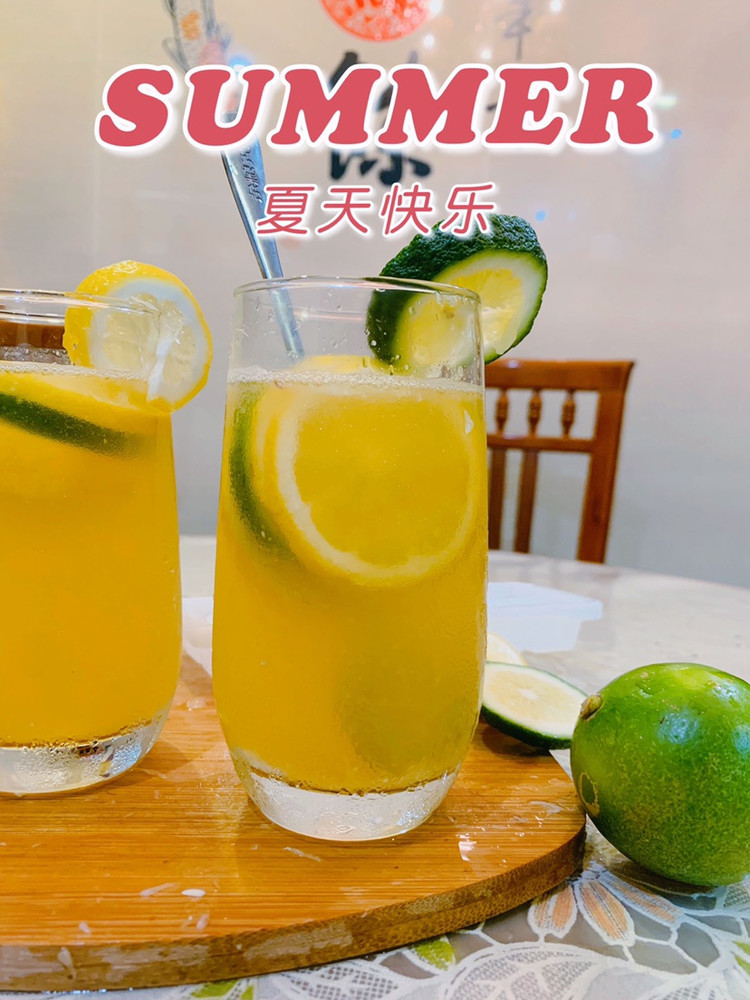 夏日限定✨超浓柠檬绿茶的做法