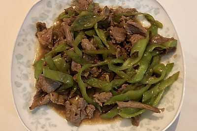 尖椒炒牛肉