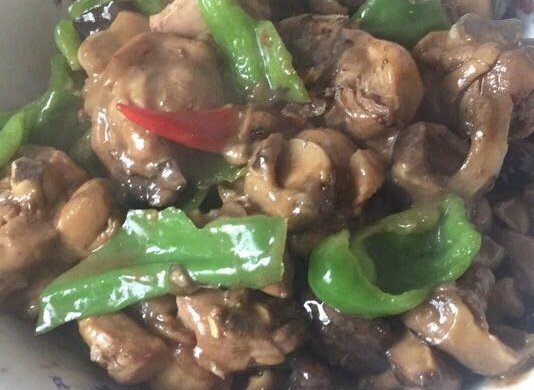 吃到光盘的黄焖鸡米饭