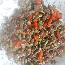 酸豇豆炒牛肉