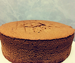 巧克力戚风蛋糕八寸的做法