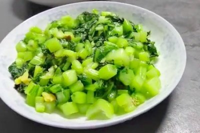 超好吃的快手炒春菜