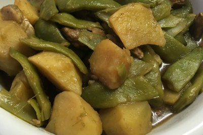 豆角土豆炖肉