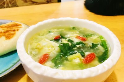 野菜鸡蛋汤