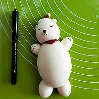 呆萌熊的圣诞节——卡通北极熊馒头的做法图解18