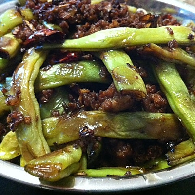 干煸豆角（四季豆）