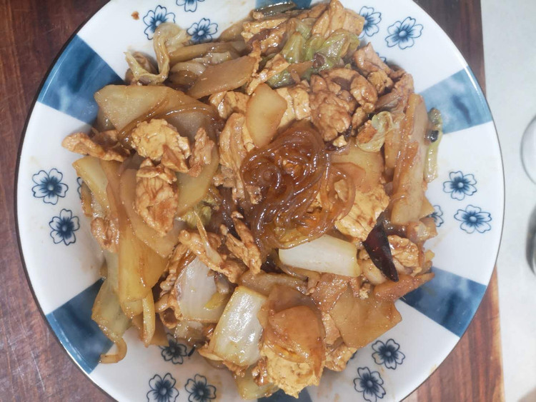 美味家常菜！长安乱炖！（西安版猪肉白菜炖粉条）的做法