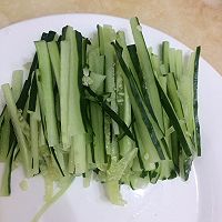 豆皮拌三丝的做法图解3