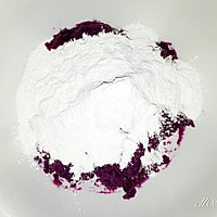 紫薯芝麻饼#花家味道#的做法图解4
