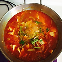 茄汁牛肉泡菜豆腐锅的做法图解9