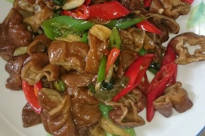 尖椒溜肥肠