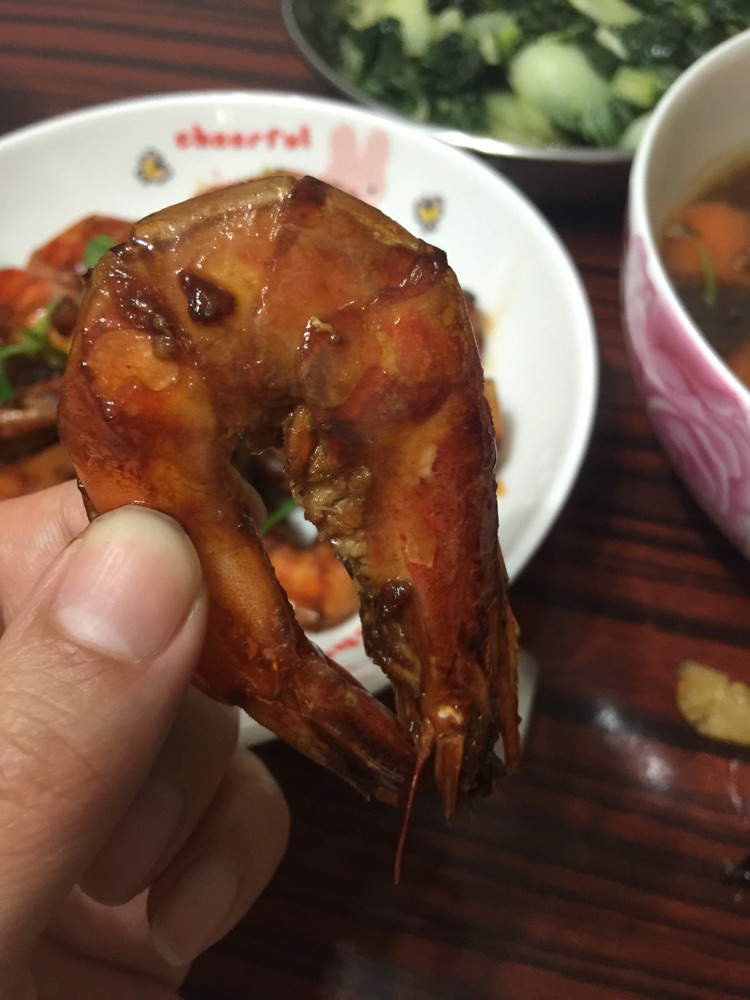 红烧大虾的做法图解8