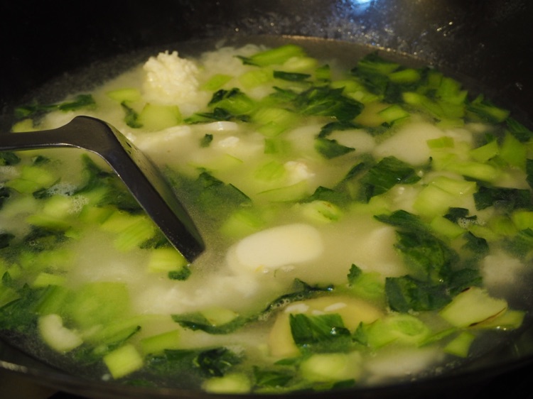 年糕青菜泡饭的做法图解5