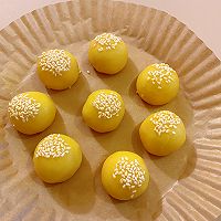 空气炸锅版麻薯球的做法图解4