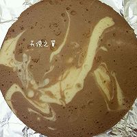 电饭锅大理石纹戚风蛋糕的做法图解6