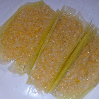 蒸甜玉米